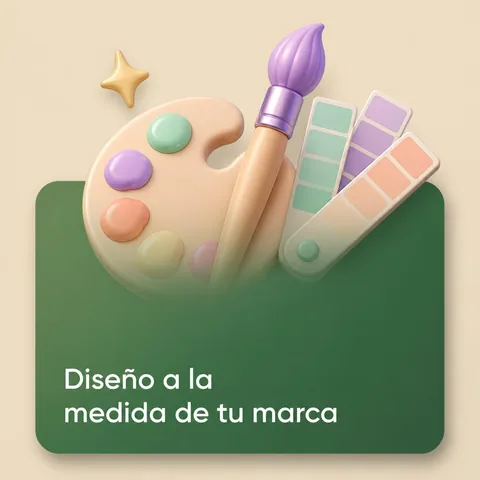 Ícono de diseño a la medida — página web con la identidad de tu marca